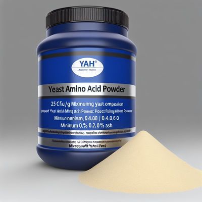 최대 25CFU/g 효모, 최적의 pH 4.0-6.0 균형 및 건강 효능을 위한 아미노산 분말, 회분 0.2% 이상
