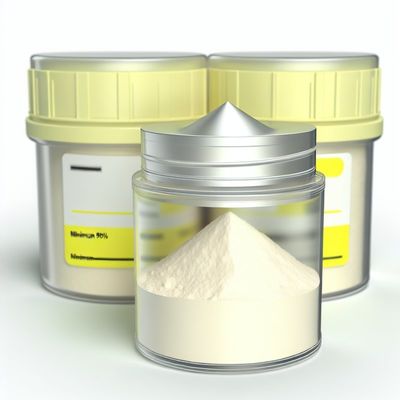 백색 내지 연노랑색 분말 ASSAY 90% 이상. 총 세균수 1000CFU/g 이하