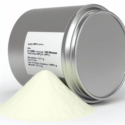 백색 내지 연노랑색 분말 ASSAY 90% 이상. 총 세균수 1000CFU/g 이하